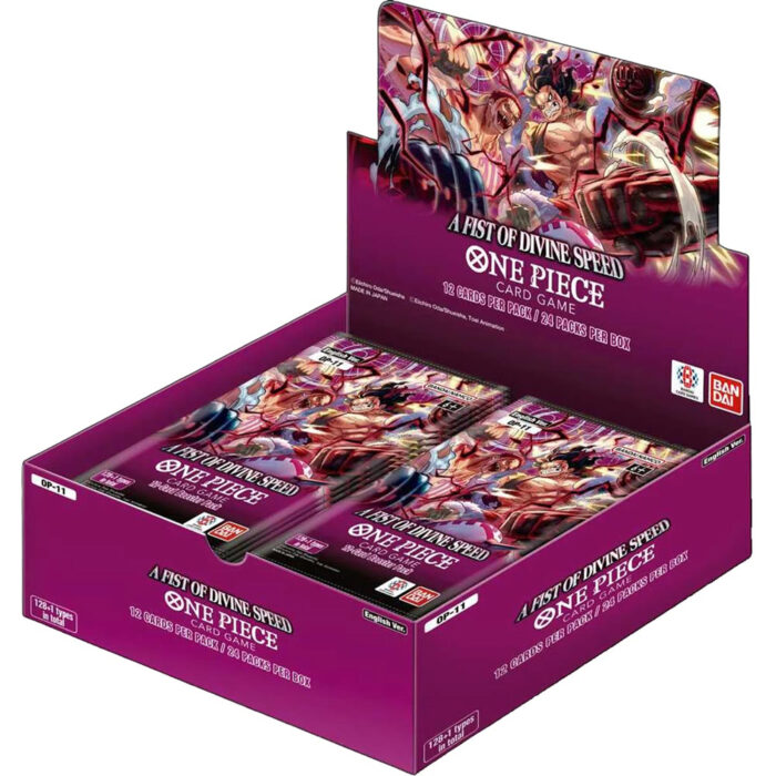 Booster Display A Fist of Divine Speed OP11 One Piece Card Game