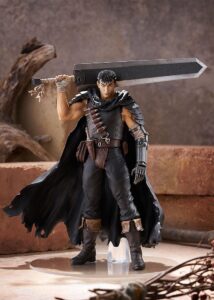 Figura Guts Black Swordsman Pop Up Parade L de Berserk. Tamaño grande, diseño fiel y perfecta para coleccionistas del anime y manga.