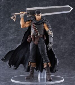 Figura Guts Black Swordsman Pop Up Parade L de Berserk. Tamaño grande, diseño fiel y perfecta para coleccionistas del anime y manga.