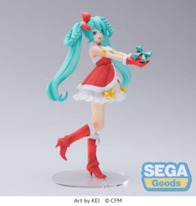 figura hatsune miku navidad