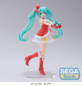 figura hatsune miku navidad