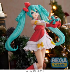 figura hatsune miku navidad